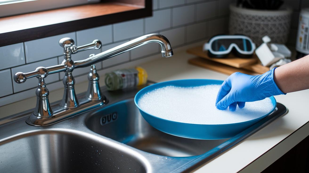 Preparing Your Drain and Safety Precautions for Baking Soda and Vinegar Cleaning.jpg