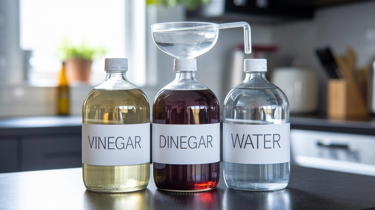 Selecting Distilled White Vinegar and Water for Cleaner Prep.jpg